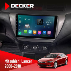 Штатна магнітола Mitsubishi Lancer 9 2000-2010 Decker D9003 6x128, DSP, 4G, 2k