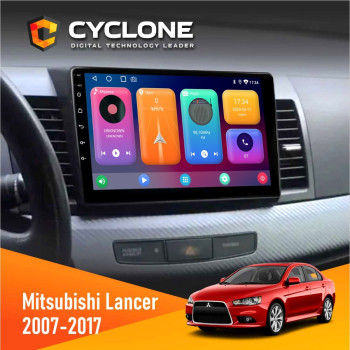 Штатная магнитола Mitsubishi Lancer X 2007-2017 Cyclone C10001 2x32