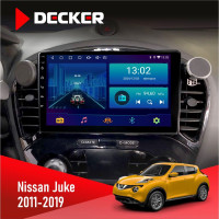Штатная магнитола Nissan Juke 2011-2019 Decker D9002 6x128, DSP, 360