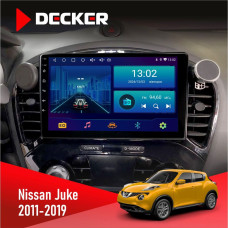 Штатна магнітола Nissan Juke 2011-2019 Decker D9002 6x128, DSP, 360