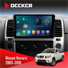 Штатна магнітола Nissan Navara (D40) 2005-2010 Decker D9003 6x128, DSP, 4G, 2k