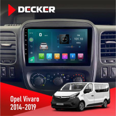 Штатная магнитола Opel Vivaro 2014-2019 Decker D9003 6x128, DSP, 4G, 2k