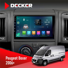 Штатная магнитола Peugeot Boxer 2006+ Decker D9003 6x128, DSP, 4G, 2k