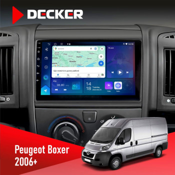 Штатна магнітола Peugeot Boxer 2006+ Decker D9-007 4x64 DSP 360 4G