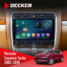 Штатная магнитола Porsche Cayenne Turbo 2002-2010 Decker D9003 6x128, DSP, 4G, 2k