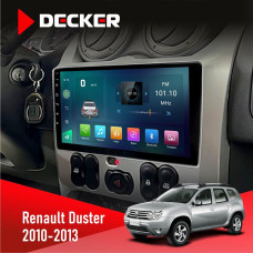 Штатная магнитола Renault Duster 2010-2013 Decker D9003 6x128, DSP, 4G, 2k