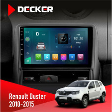 Штатная магнитола Renault Duster 2010-2015 Decker D9003 6x128, DSP, 4G, 2k
