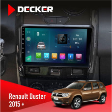 Штатная магнитола Renault Duster 2015+ ISO Decker D9003 6x128, DSP, 4G, 2k