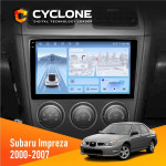 Штатная магнитола Subaru Impreza 2000-2007 Cyclone C9-012 4x64 DSP 4G