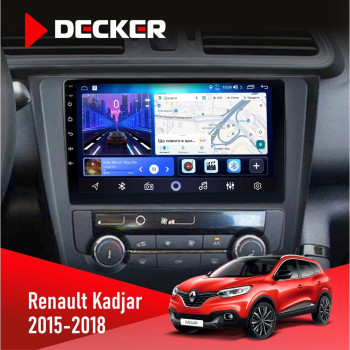 Штатная магнитола Renault Kadjar 2015-2018 Decker D9-006 4x64, 4G