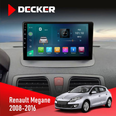 Штатная магнитола Renault Megane III 2008-2016 Decker D9003 6x128, DSP, 4G, 2k