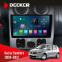 Штатная магнитола Renault Sandero 2007-2011 Decker D9003 6x128, DSP, 4G, 2k