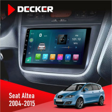 Штатная магнитола Seat Altea 2004-2015 Decker D9003 6x128, DSP, 4G, 2k