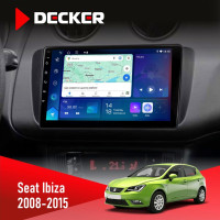 Штатна магнітола Seat Ibiza 2008-2015 Decker D9-007 4x64 DSP 360 4G