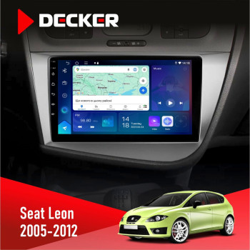 Штатна магнітола Seat Leon 2005-2015 Decker D9-007 4x64 DSP 360 4G
