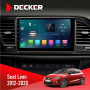 Штатная магнитола Seat Leon 2012-2020 Decker D9003 6x128, DSP, 4G, 2k
