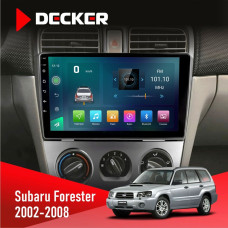 Штатная магнитола Subaru Forester 2002-2008 Decker D9003 6x128, DSP, 4G, 2k