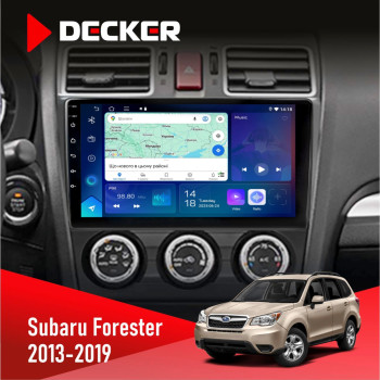 Штатна магнітола Subaru Forester 2013-2019 w/o CAN Decker D9-007 4x64 DSP 360 4G