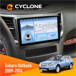 Штатна магнітола Subaru Outback 2009-2014 Cyclone C9-012 4x64 DSP 4G