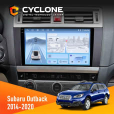 Штатная магнитола Subaru Outback 2014-2020 Cyclone C9009 4x64, DSP, 4G, 2k