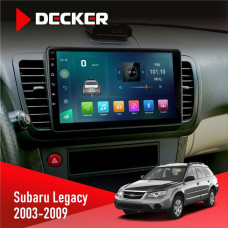 Штатная магнитола Subaru Legacy 2003-2009 Decker D9003 6x128, DSP, 4G, 2k