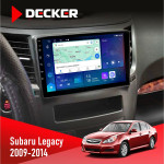 Штатна магнітола Subaru Legacy 2009-2014 Decker D9-007 4x64 DSP 360 4G