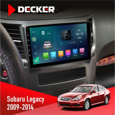 Штатная магнитола Subaru Legacy 2009-2014 Decker D9003 6x128, DSP, 4G, 2k