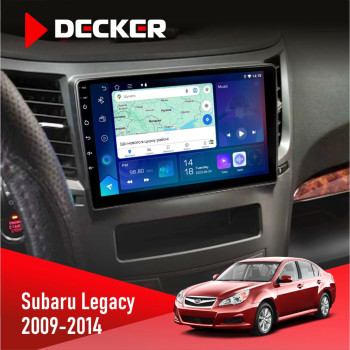 Штатна магнітола Subaru Legacy 2009-2014 Decker D9-007 4x64 DSP 360 4G