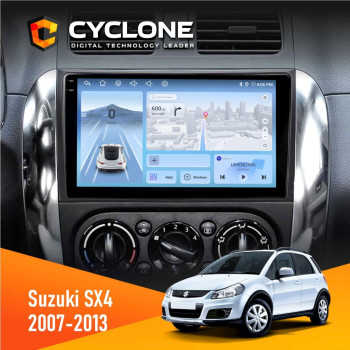 Штатная магнитола Suzuki SX4 2007-2013 Cyclone C9-012 4x64 DSP 4G
