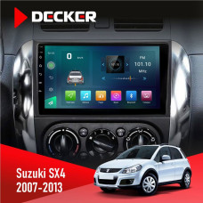 Штатная магнитола Suzuki SX4 2007-2013 Decker D9003 6x128, DSP, 4G, 2k