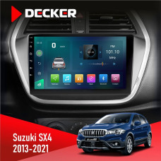 Штатная магнитола Suzuki SX4 2013-2021 Decker D9003 6x128, DSP, 4G, 2k