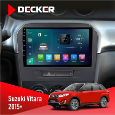 Штатная магнитола Suzuki Vitara 2015+ Decker D9003 6x128, DSP, 4G, 2k