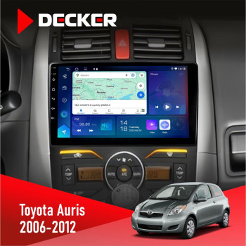 Штатна магнітола Toyota Auris 2006-2012 Decker D9-007 4x64 DSP 360 4G