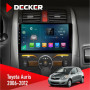Штатная магнитола Toyota Auris 2006-2012 Decker D9003 6x128, DSP, 4G, 2k