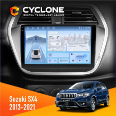 Штатная магнитола Suzuki SX4 2013-2021 Cyclone C9009 4x64, DSP, 4G, 2k