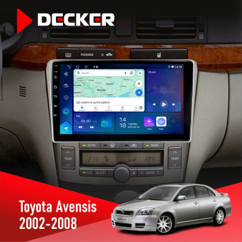 Штатна магнітола Toyota Avensis 2002-2008 Decker D9-007 4x64 DSP 360 4G