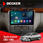 Штатная магнитола Toyota Avensis 2002-2008 Decker D9003 6x128, DSP, 4G, 2k