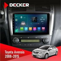 Штатная магнитола Toyota Avensis 2008-2015 Decker D9003 6x128, DSP, 4G, 2k