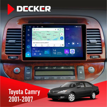 Штатна магнітола Toyota Camry 30 2001-2007 Decker D9-007 4x64 DSP 360 4G