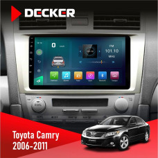 Штатная магнитола Toyota Camry 40 2006-2011 Decker D9003 6x128, DSP, 4G, 2k