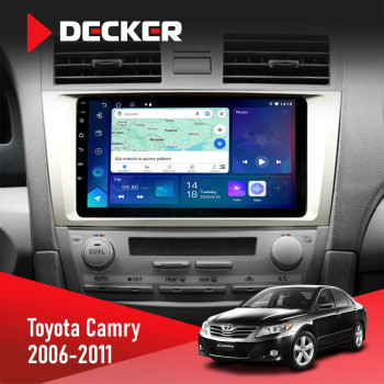 Штатна магнітола Toyota Camry 40 2006-2011 Decker D9-007 4x64 DSP 360 4G