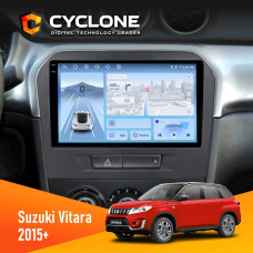Штатная магнитола Suzuki Vitara 2015+ Cyclone C9009 4x64, DSP, 4G, 2k