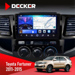 Штатная магнитола Toyota Fortuner 2011-2015 Decker D9-006 4x64, 4G