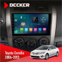 Штатная магнитола Toyota Corolla 2006-2013 Decker D9003 6x128, DSP, 4G, 2k