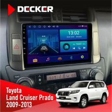 Штатна магнітола Toyota Land Cruiser Prado 150 2009-2013 Decker D9003 6x128, DSP, 4G, 2k
