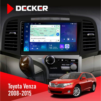 Штатна магнітола Toyota Venza 2008-2015 Decker D9-007 4x64 DSP 360 4G