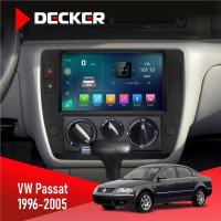 Штатная магнитола Volkswagen Passat 1996-2005 Decker D9003 6x128, DSP, 4G, 2k