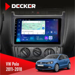 Штатна магнітола Volkswagen Polo 2011-2018 Decker D9-007 4x64 DSP 360 4G