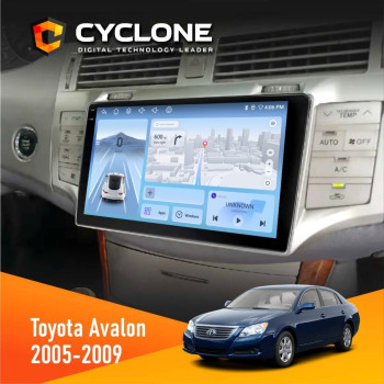 Штатна магнітола Toyota Avalon 2005-2009 Cyclone C9-012 4x64 DSP 4G