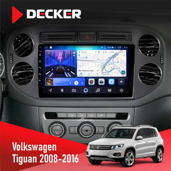 Штатна магнітола Volkswagen Tiguan 2011-2016 Decker D9-006 4x64, 4G